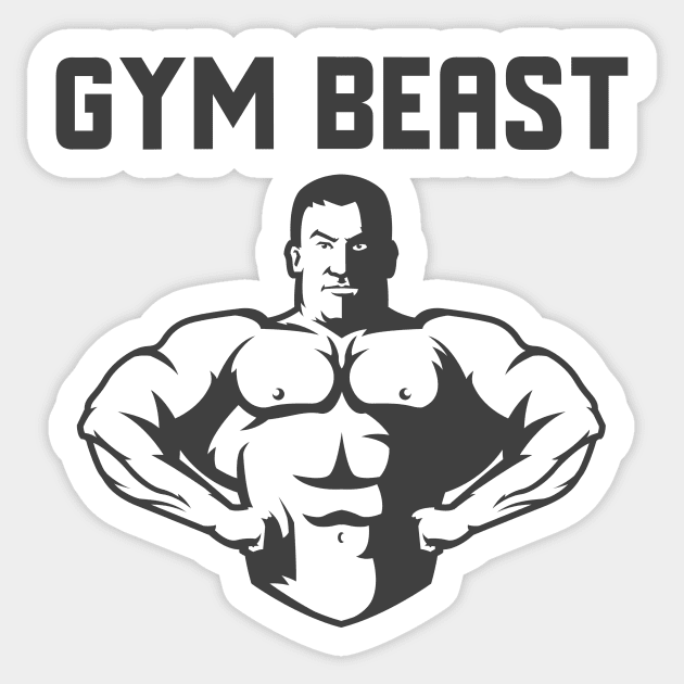 Gym Beast Sticker by Jitesh Kundra